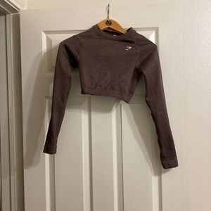 Gymshark Adapt Fleck Long Sleeve Crop Top